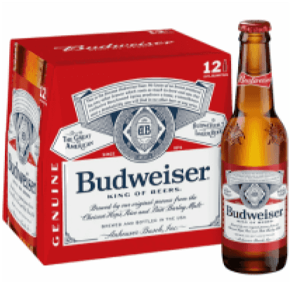 Budweiser Beer 12pk Btl - C-Town