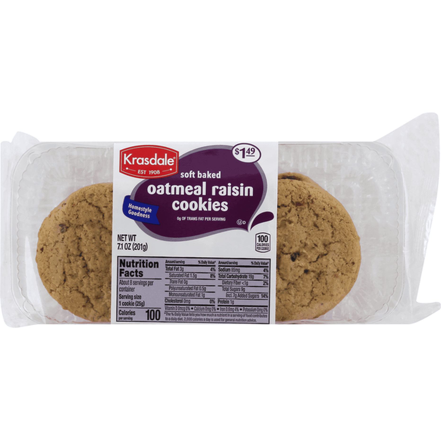 Krasdale Oatmeal Raisin Soft - C-Town