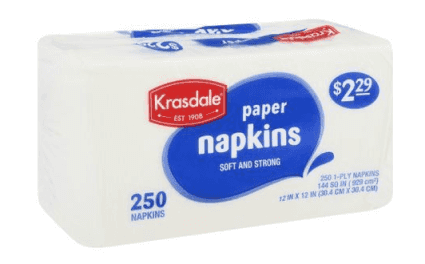 Krasdale White Napkins - C-Town
