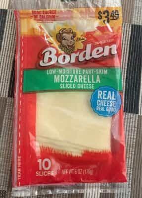 Borden Natural Mozz Slice - C-Town