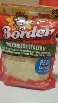 Borden Shreds 6 Chse Italian - C-Town