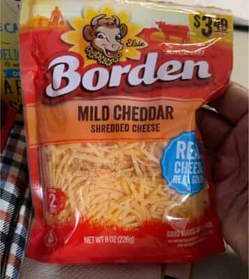 Borden Shreds Mild Cheddar - C-Town