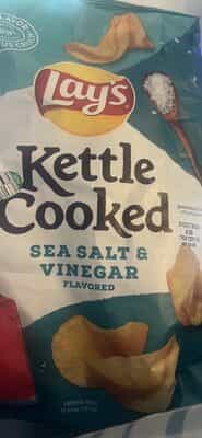 Lays Kettle Sea Salt & Vngr - C-Town