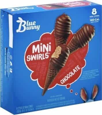 Blue Bunny Mini Cone Chocolate 8pk - C-Town